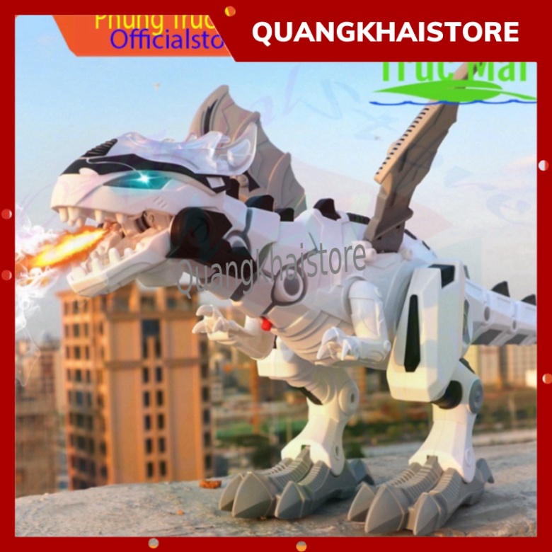 Khủng Long Robot BBS Có Hiệu Ứng Phun Lửa Và Nước Kích Thước Lớn - Đồ Chơi Giải Trí Cho Trẻ Em , Đồ chơi trẻ em
