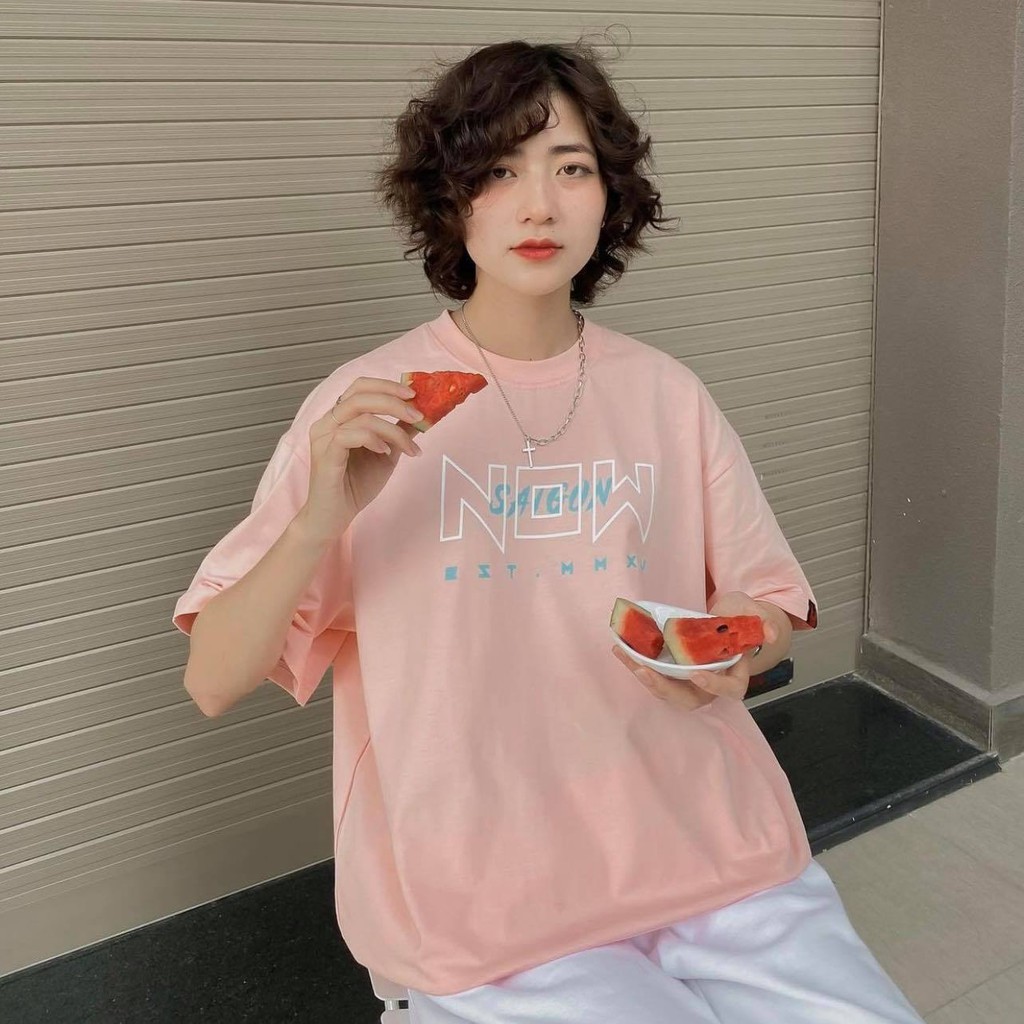 Áo thun now sài gòn I&amp;O TEE Full tag Nam nữ Kun Shop