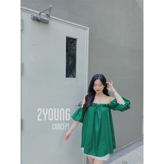 Áo trễ vai [2YOUNG] A1626 (ảnh thật)