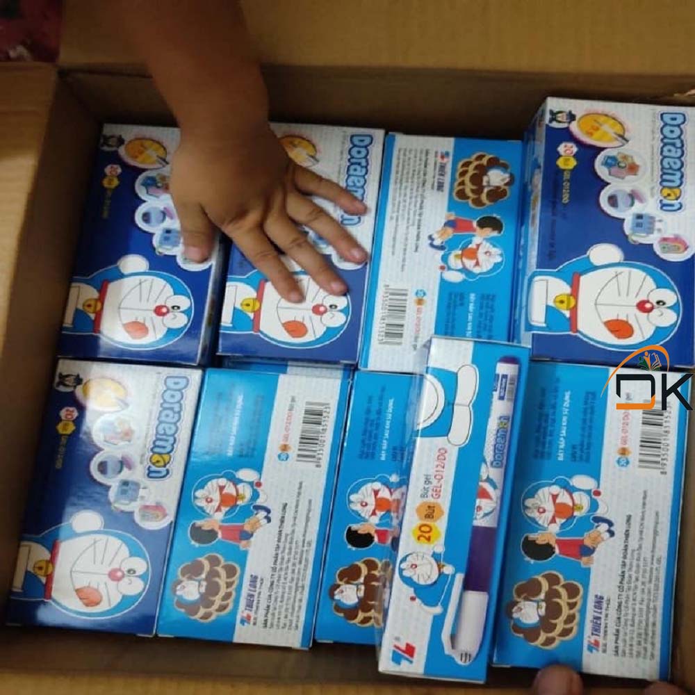 Bút Gel Thiên Long 012/Doraemon - DKVPP.Store/Bút bi nước ngòi 0,5mm mực Xanh, Đen, Đỏ, Tím - Hàng chính hãng, giá tốt