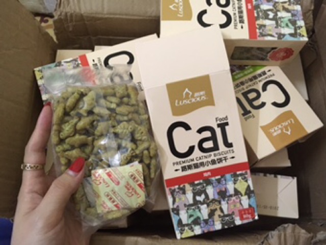 [Mã PET50K giảm Giảm 10% - Tối đa 50K đơn từ 250K] Bánh thưởng Catnip cho mèo