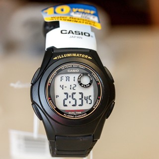 Đồng hồ nam dây nhựa huyền thoại Casio chính hãng Anh Khuê F-200W-9ADF