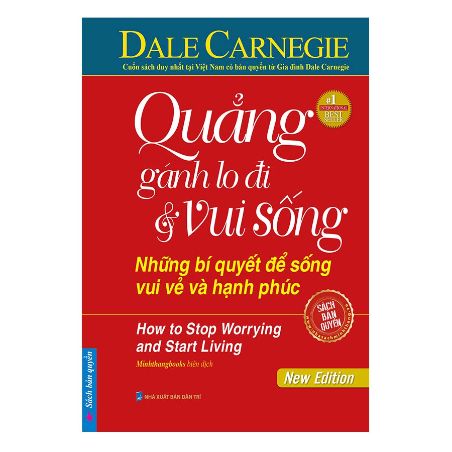 Sách Quẳng gánh lo đi và vui sống (Bìa mềm) - tặng bookmark