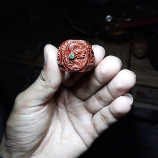 NHẪN RỒNG- GỖ CẨM_hàng đặt trước
