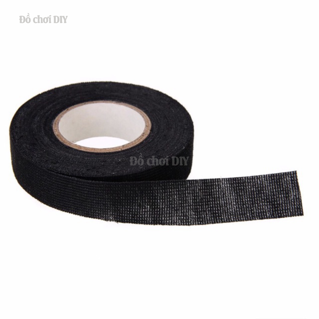 🔎Băng keo vải quấn bảo vệ các bó dây điện dài 15met chống đứt dây cho ô tô xe máy