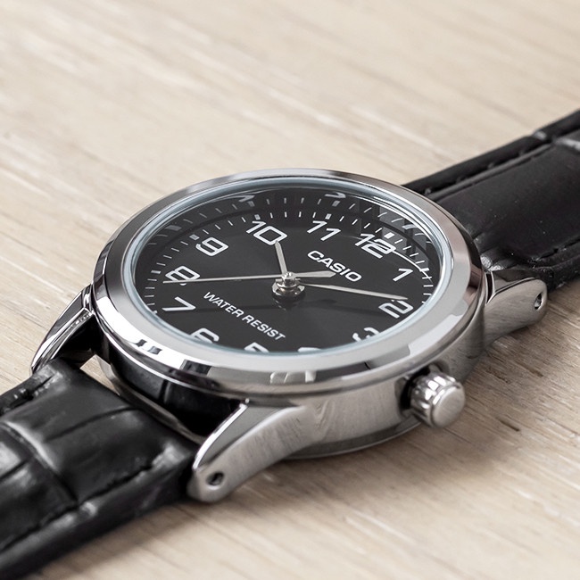 Đồng Hồ Casio Nữ Dây Da STANDARD LTP-V001L-1B chính hãng