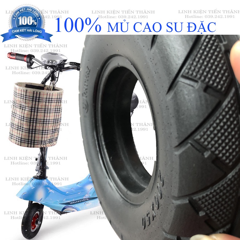 Bánh Đặc | Lốp Đặc Không Ruột Nguyên Khối Dành Cho Xe Điện Esscotter 8inches Thông Số Lốp 200X50