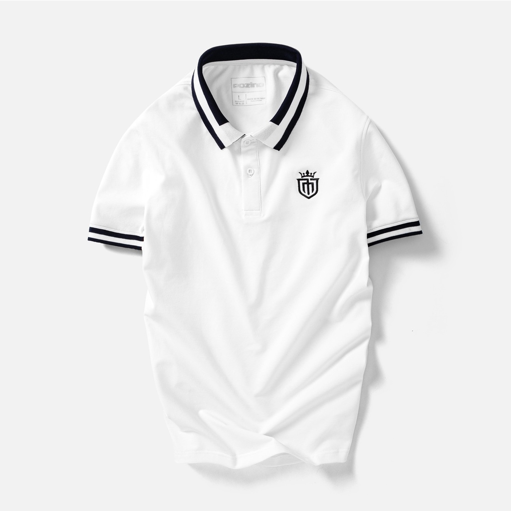 Áo Polo nam cổ trụ KING ARTHUR vải Cá Sấu 4 Chiều cao cấp - Regular Fit - POZINO