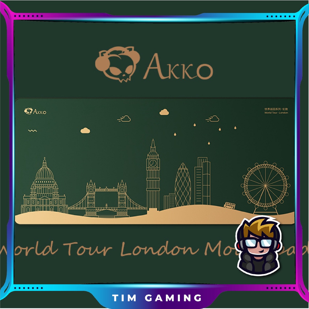 [Mã 254ELSALE giảm 7% đơn 300K] Bàn di chuột AKKO World Tour London XXL