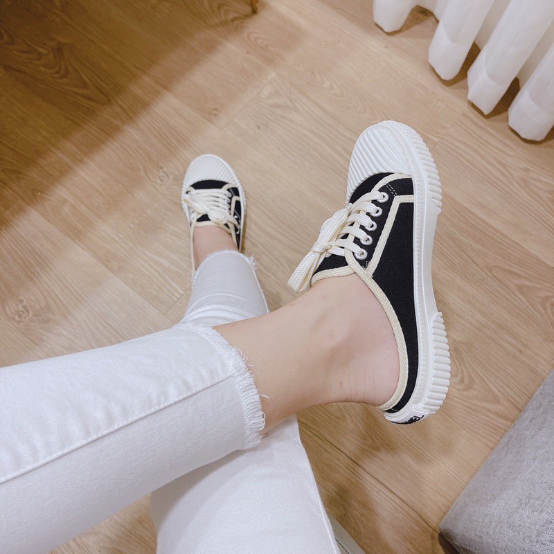 Giày thể thao Sneaker,Sục nữ thể thao ,Giầy Sục Thể Thao Nữ Chất Vải Cực Đẹp Đi êm Chân Kiểu dáng hot trend