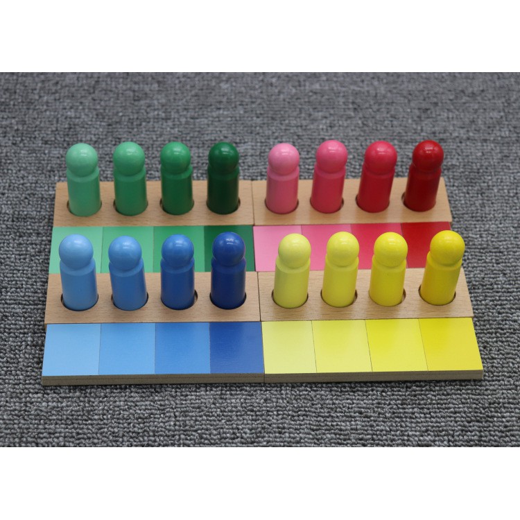 Giáo Cụ Montessori - Bảng Phân Loại Các Cặp Màu Tương Đồng [ Hàng Đẹp Chuẩn ]