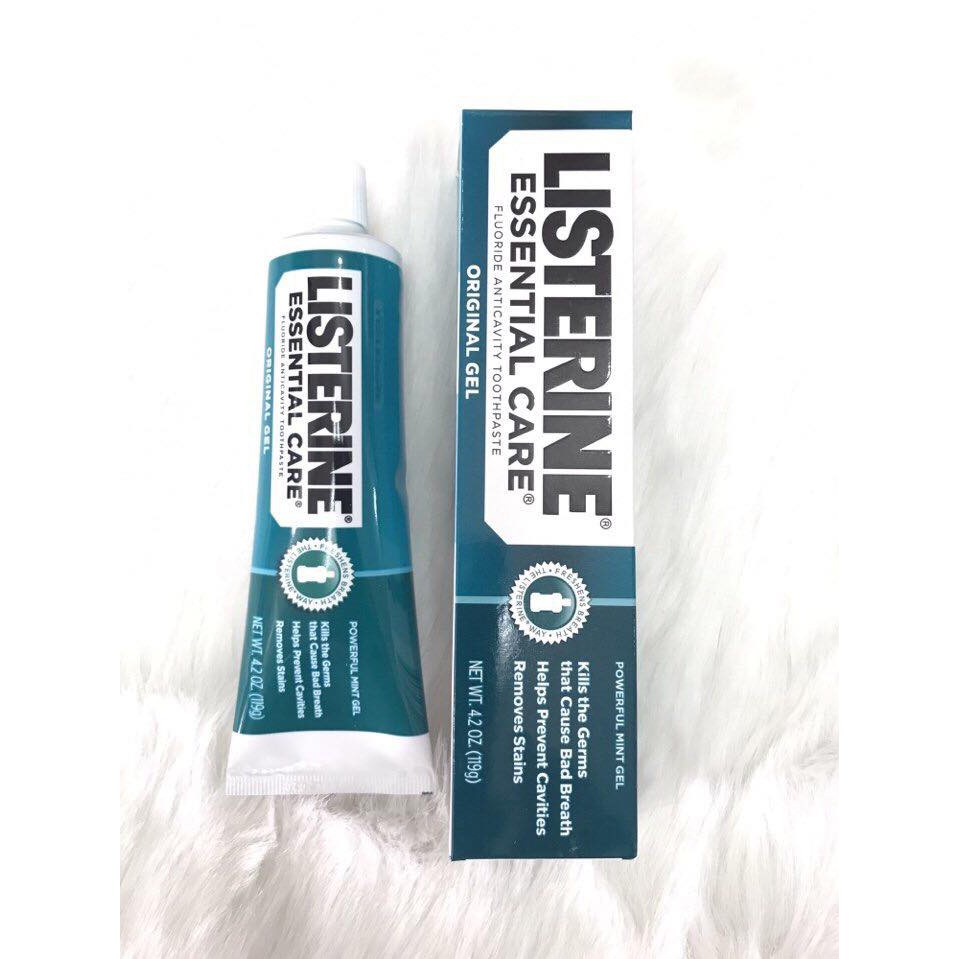 Kem đánh răng Listerine Essential Care Toothpaste 119g USA