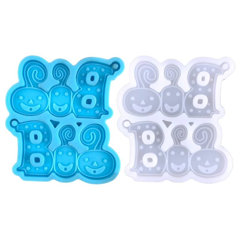 Khuôn Silicone Làm Bông Tai Bằng Nhựa Epoxy Hình Bí Ngô sa Bí Ngô DIY