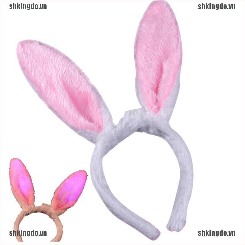 Cài Tóc Tai Thỏ Có Đèn Led