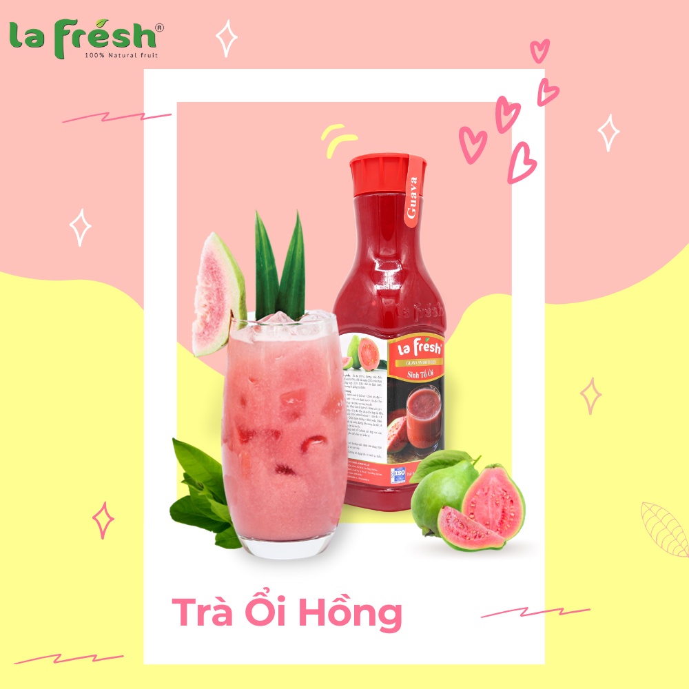 Sinh Tố Ổi Lafresh Đà Lạt Chai 650ml