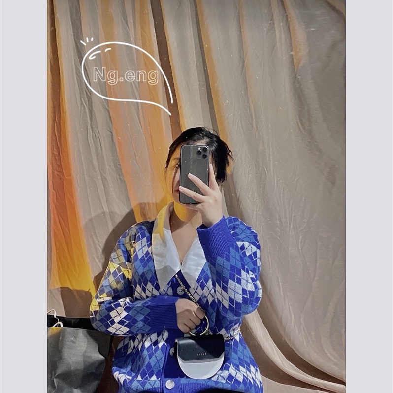 CADIGAN LEN ÁO KHOÁC LEN KẺ MẪU MỚI 2021 " ẢNH THẬT MẪU SHOP " | BigBuy360 - bigbuy360.vn