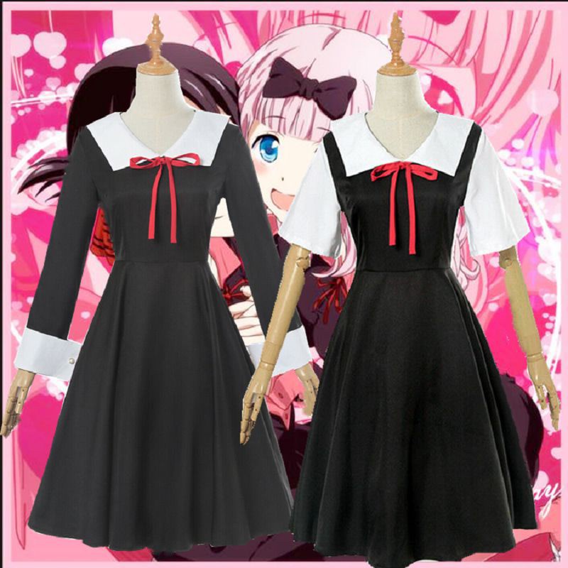 Bộ đồng phục nhân vật Shinomiya Kaguya Fujiwara Chika trong Kaguya-sama Love is War hoá trang dịp Haloween