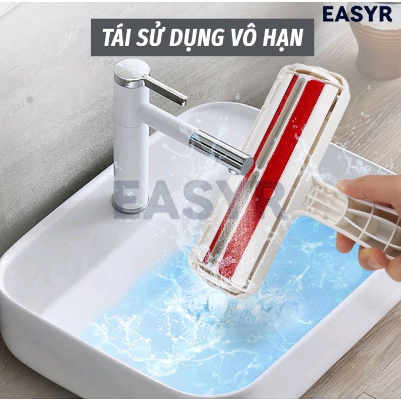 Cây lăn lông chó mèo dùng được trên quần áo - Lăn tĩnh điện hút lông thú cưng, quần áo Hot