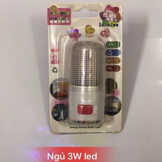 ĐÈN NGỦ LED TRỤ CÔNG TẮC 1W AS TRẮNG