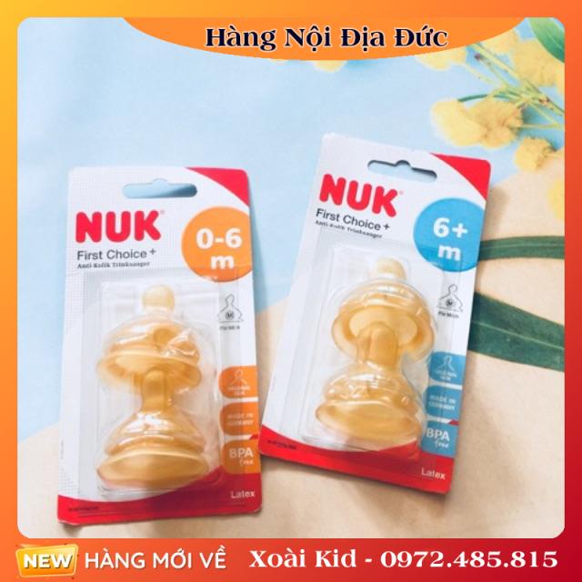 Núm ti thay cao su NUK của Đức