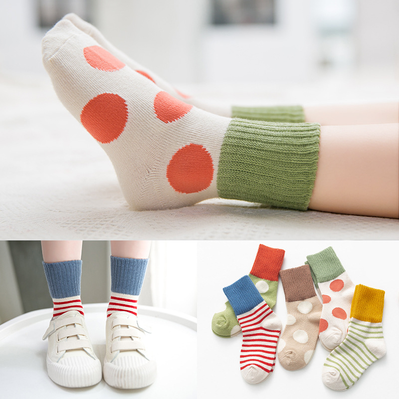 Tất Chân Cao Cấp Phối Màu Xinh Xắn Đáng Yêu Cho Bé