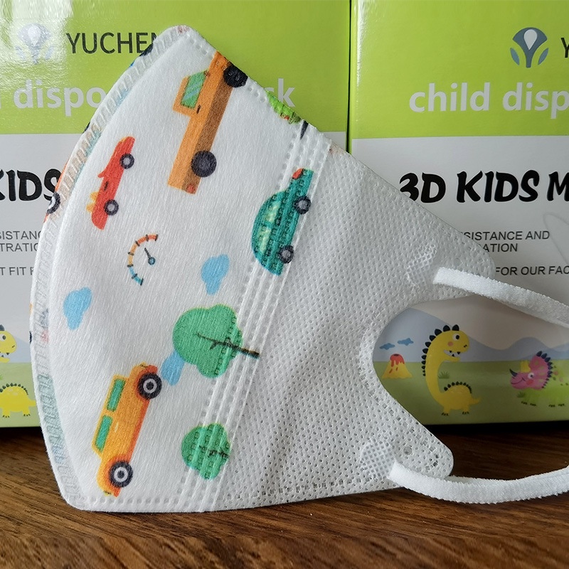 Set 5 khẩu trang trẻ em 3D cho bé họa tiết dễ thương cho bé từ 0-12 tuổi