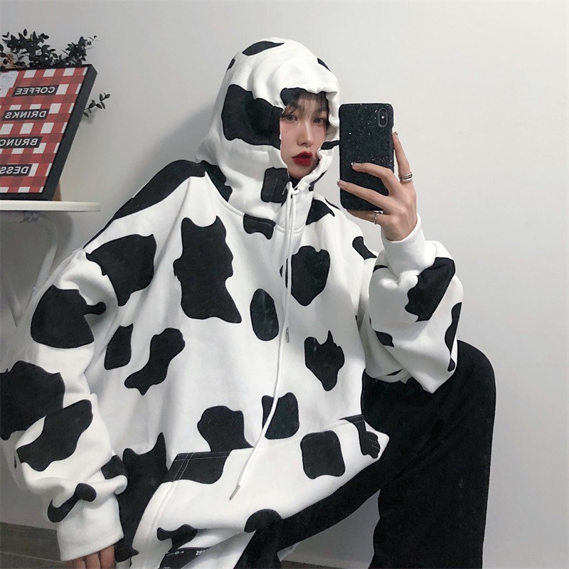 Áo Hoodie Bò Sữa Unisex Áo Khoác Nữ Hoodie Form Rộng DCS Chất Nỉ Ngoại Dày Dặn Có Mũ Mặc Đông Ấm Áp SP000015 | BigBuy360 - bigbuy360.vn