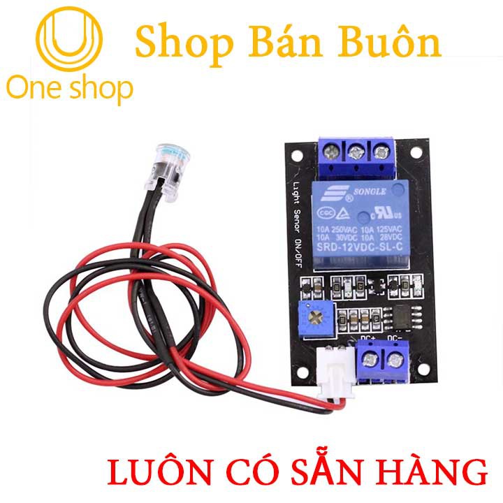Module Điều Khiển Đóng Cắt Relay Bằng Cảm Biến Ánh Sáng V1