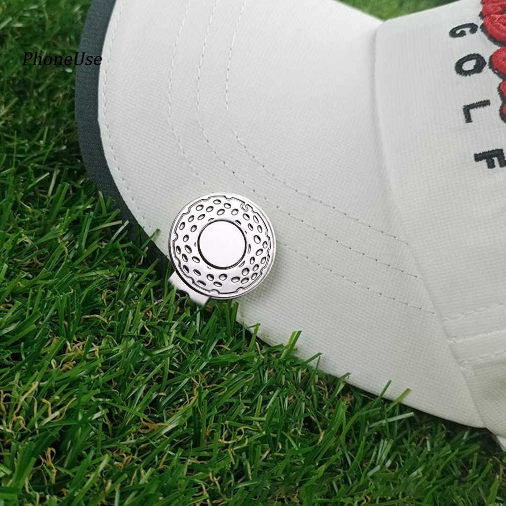 Kẹp Đánh Dấu Vị Trí Nón Chơi Golf Bằng Hợp Kim Hình Tròn 25mm