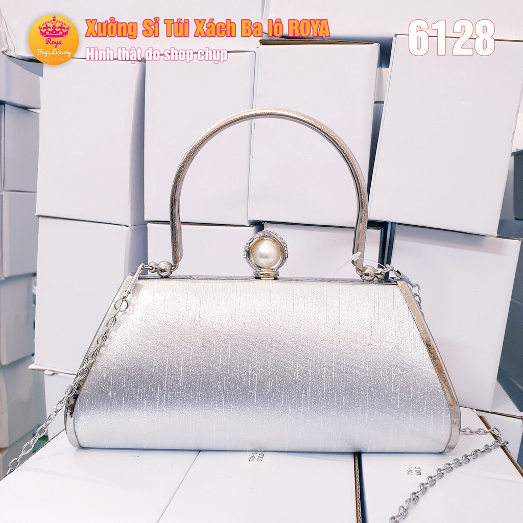 Ví Cầm Tay Nữ 🎁 FREESHIP 🎁 Dự tiệc Clutch Nữ ROYA 6128 HÌNH GIỌT NƯỚC ĐẲNG CẤP SANG TRỌNG HÌNH SHOP TỰ CHỤP