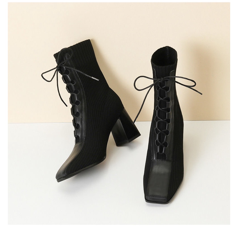 Giày bốt cao gót IELGY thời trang trẻ trung cá tính cho nữ