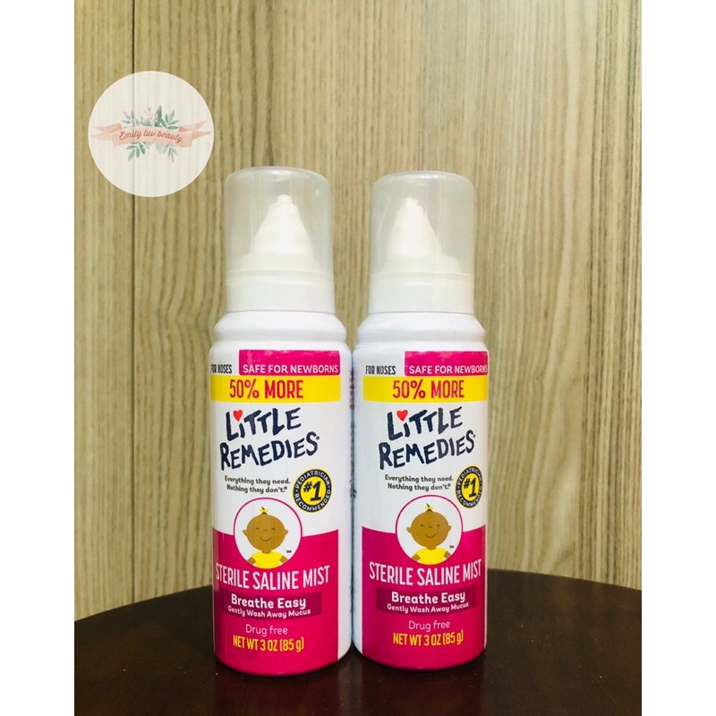 Xịt mũi Little Remedies Mỹ cho bé sơ sinh