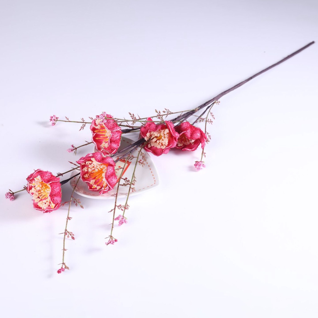 Bó Hoa Mẫu Đơn Giả Bằng Lụa Không Phai Để Bàn Trang Trí Tiệc Cưới