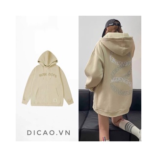 JACKET THÊU CHỮ TRÒN