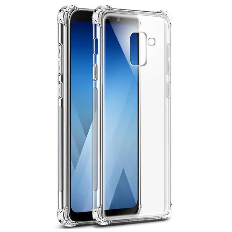 Ốp điện thoại TPU mỏng trong suốt chống trầy cho Samsung Galaxy S9 Plus A5 A7 A8+ 2018
