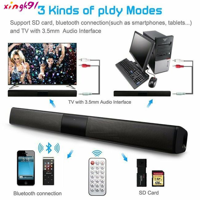 Sale 70% Loa Bluetooth không dây âm thanh siêu trầm hệ thống TV gia đình, 2 Speak Driver Giá gốc 723,000 đ - 7F19