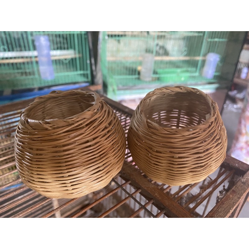 RỌ MÂY ĐỰNG LÚA CHO CHIM CU