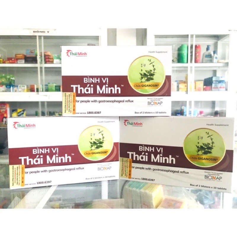 [Tích điểm nhận quà] Bình vị Thái Minh - Hộp 20 viên