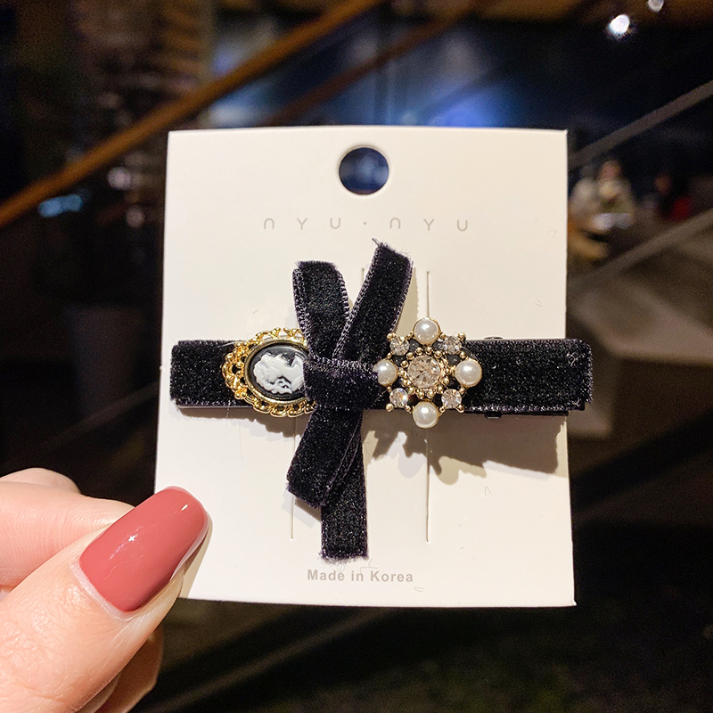 Kẹp Tóc Đính Ngọc Trai Phong Cách Cổ Điển Thời Trang Cho Nữ