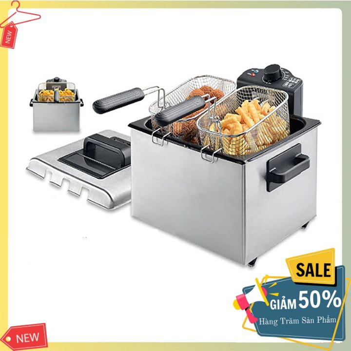 Bếp chiên điện sokany, Bếp chiên nhúng đôi SOKANY