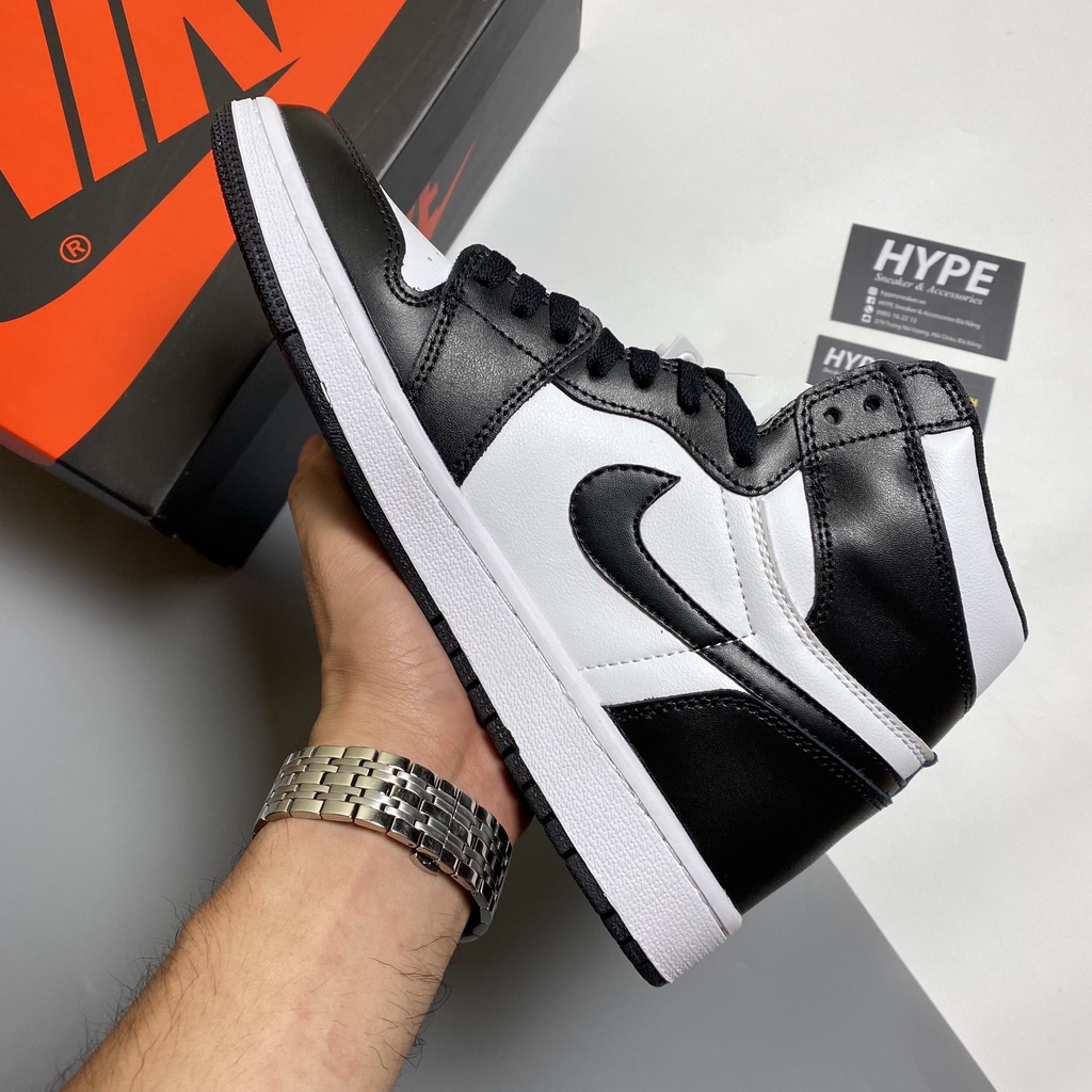 Giày Jordan 1 High Black White  - Hype Sneaker | Phiên bản 1:1 chuẩn