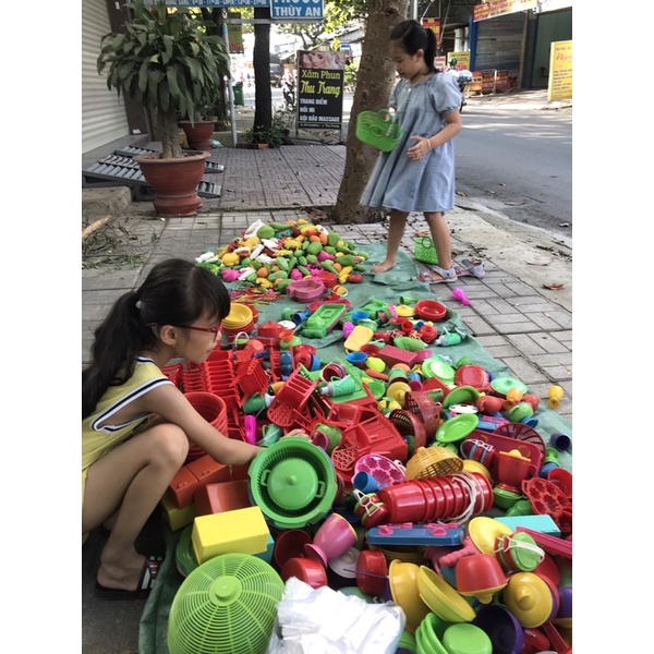 Đồ chơi nấu ăn cân kí ký cho bé gái bé trai HÀNG VIỆT NAM sản xuất an toàn ơi