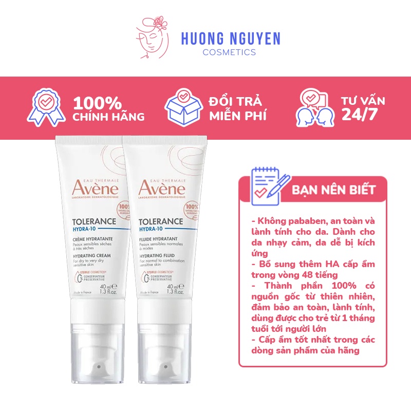 Kem Dưỡng Ẩm & Làm Dịu Da Avene Tolerance Extreme 40ml