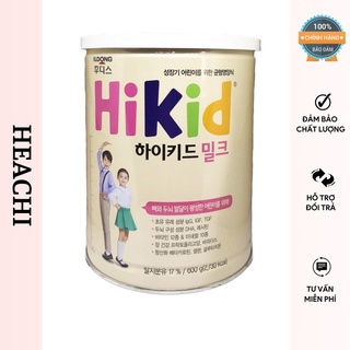 Sữa bột hikid vani dê tăng chiều cao hàn quốc 600-700g heachi sh001
