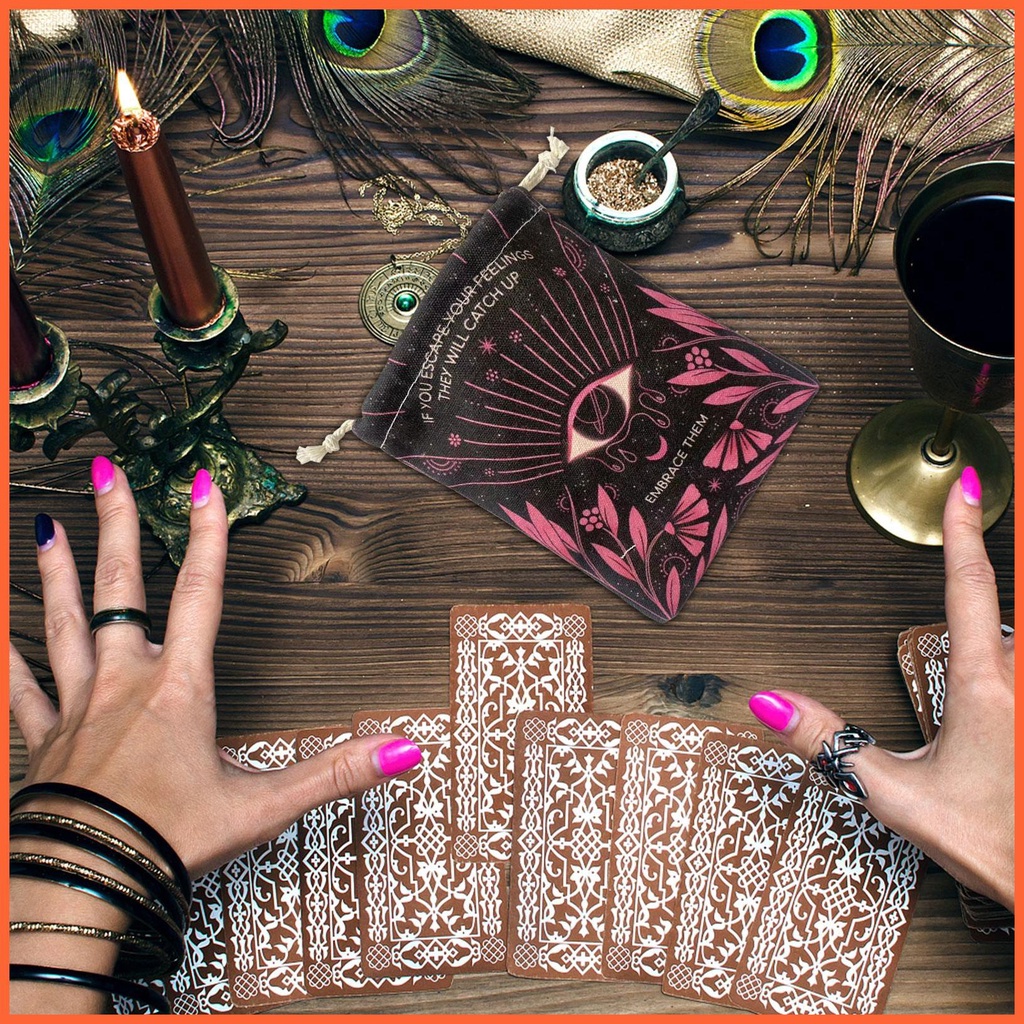 Túi Dây Rút Đựng Bài Tarot / Bài Tarot Mềm Mại Tiện Dụng