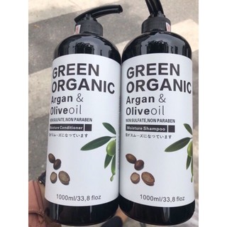 Dầu gội xả phục hồi mềm mượt green organic 1000ml
