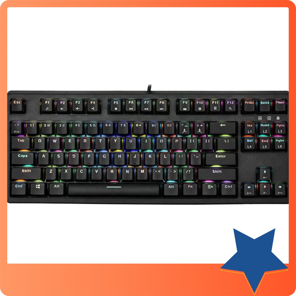 Bàn phím cơ E-Dra EK387 RGB, bàn phím gaming edra EK387 led RGB | BigBuy360 - bigbuy360.vn