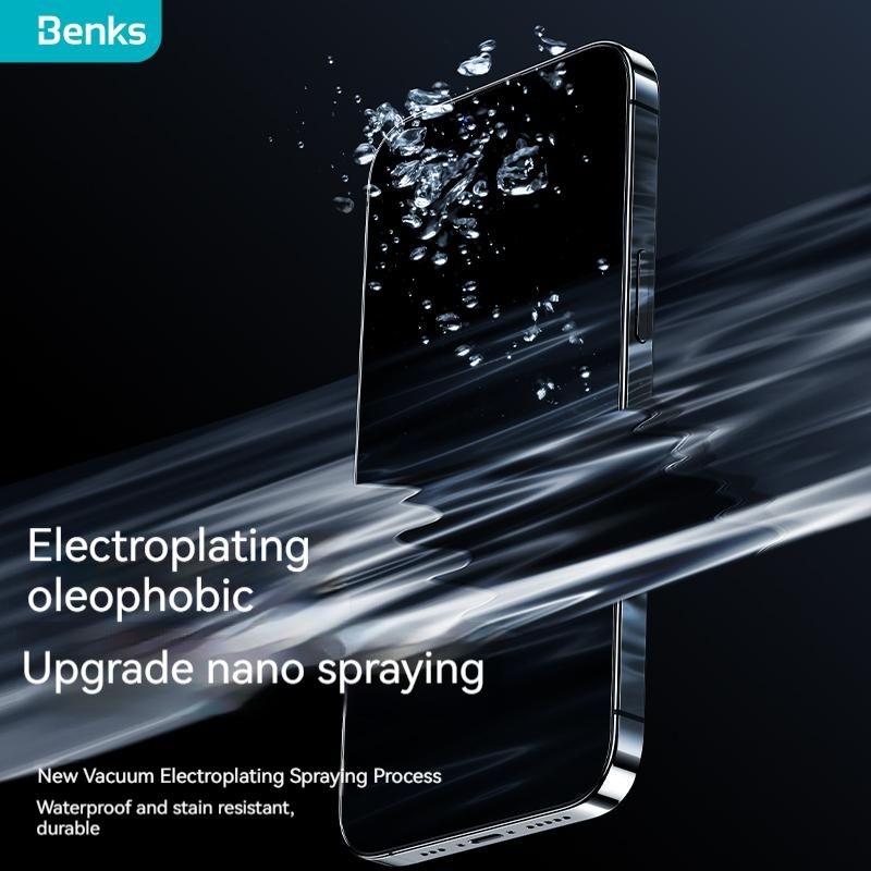 Benks Kính Cường Lực Bảo Vệ Màn Hình Chống Nhìn Trộm Cho iphone 15 14 plus pro max