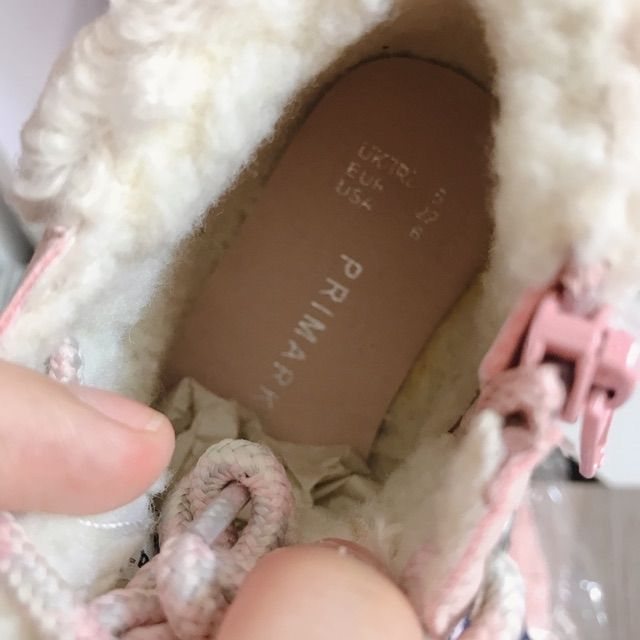 [XẢ SOCK] Giày cao cổ lót lông cừu Prmark cho bé