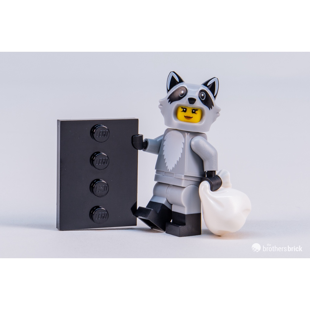 Nhân vật LEGO Minifigures 22 71032 Racoon Costume Fan - Fan với trang phục chú chồn NEWSEAL